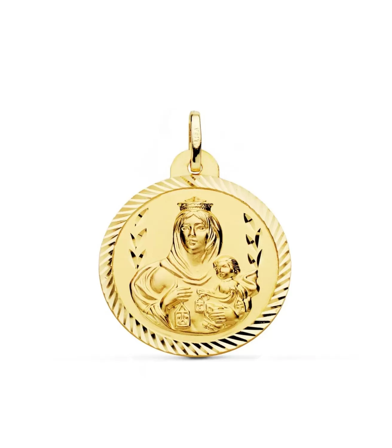 Escapulario V. Carmen Y C. Jesus Oro 18K Helice 26 Mm<Alda Joyeros Flash Sale
