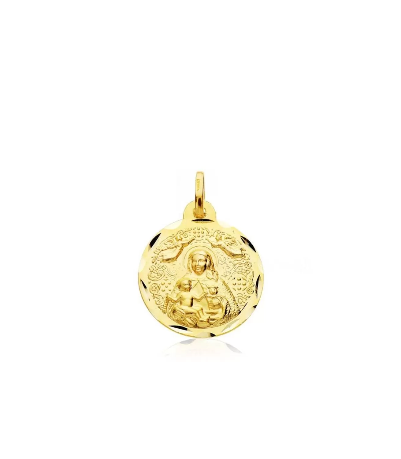 Escapulario V. Del Rocio Y V. De Cinta Oro 18K 18 Mm<Alda Joyeros New