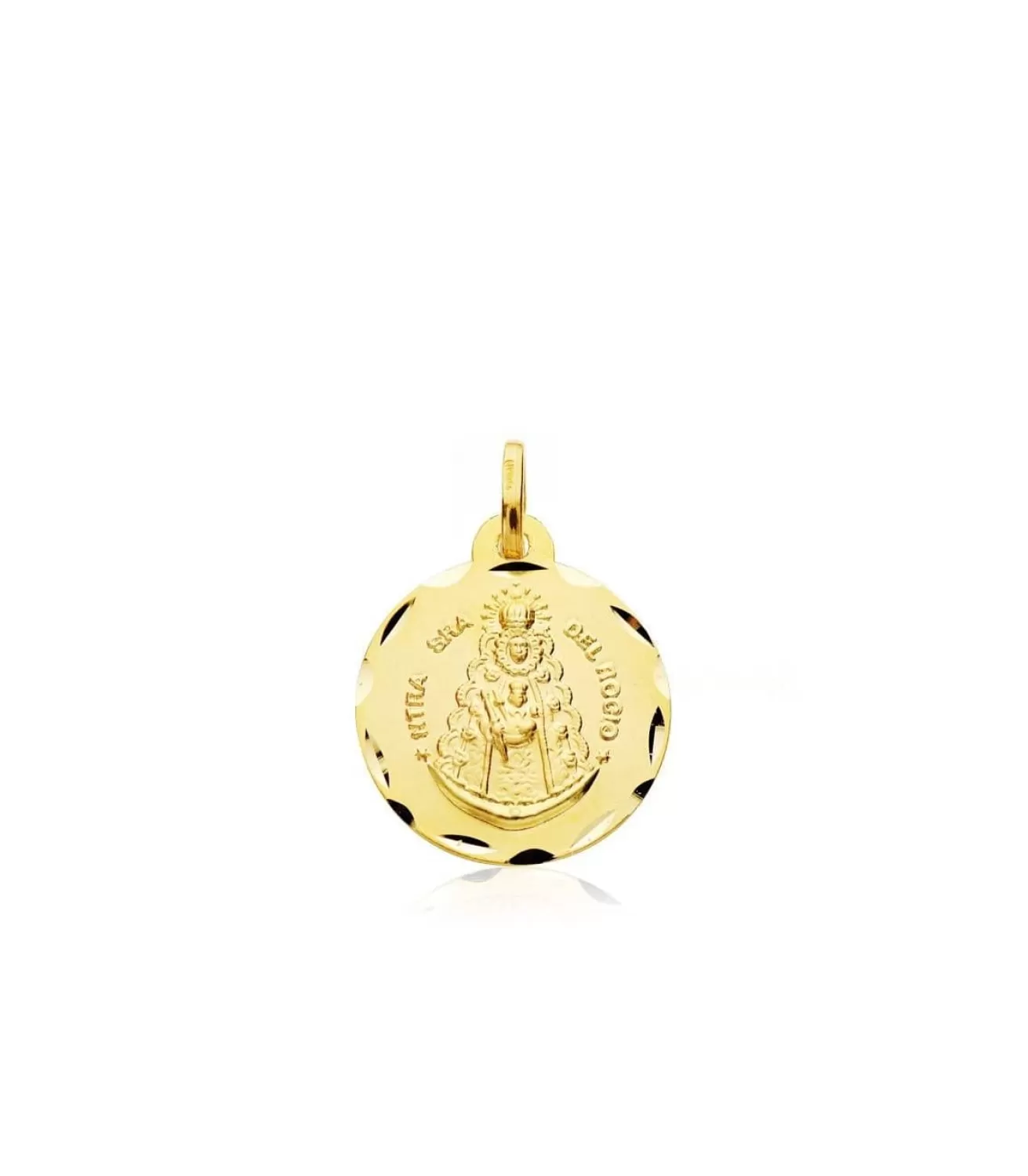 Escapulario V. Del Rocio Y V. De Cinta Oro 18K 18 Mm<Alda Joyeros New