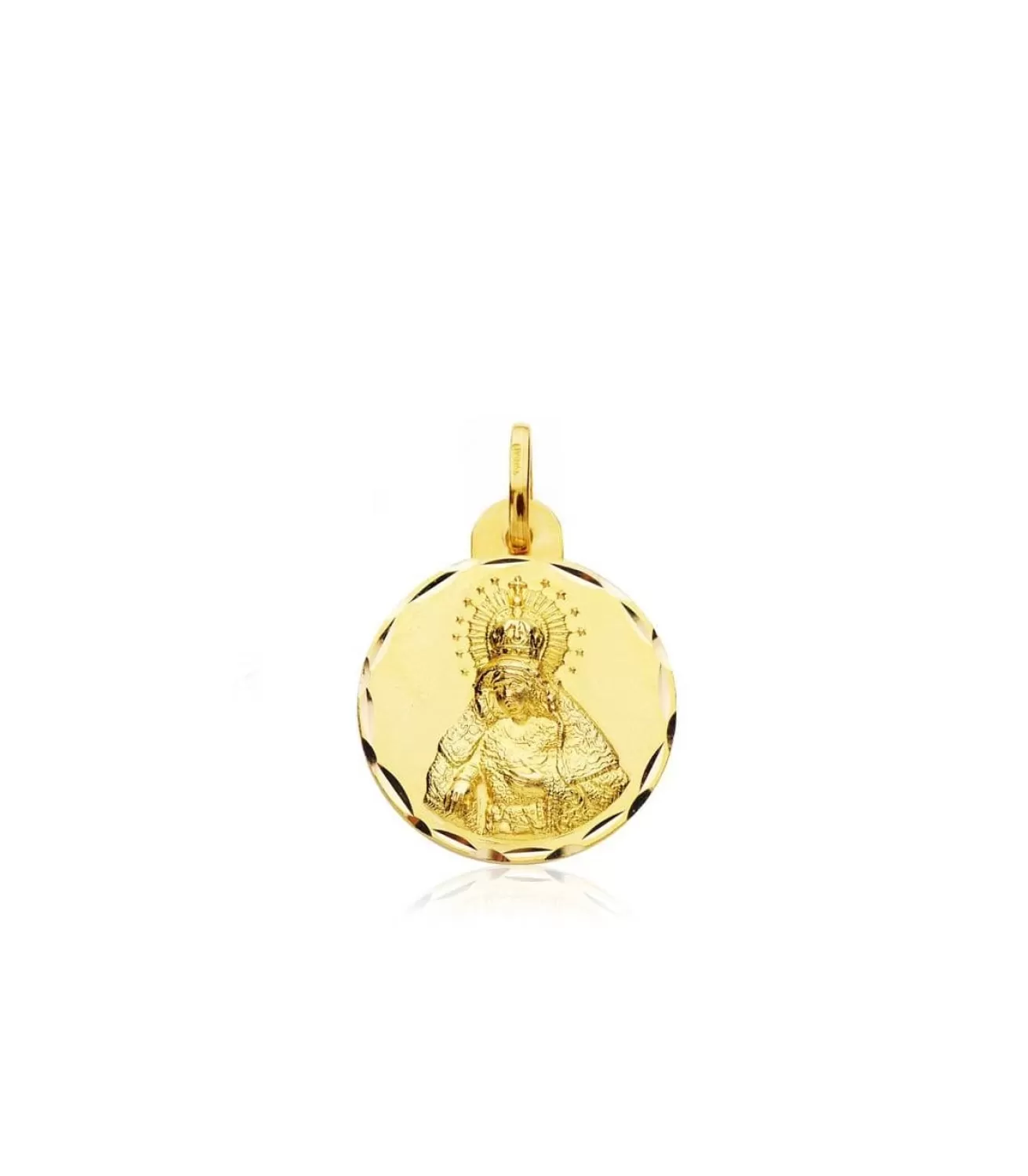 Escapulario Virgen Macarena Y Cristo Del Gran Poder 18K 17Mm<Alda Joyeros Discount