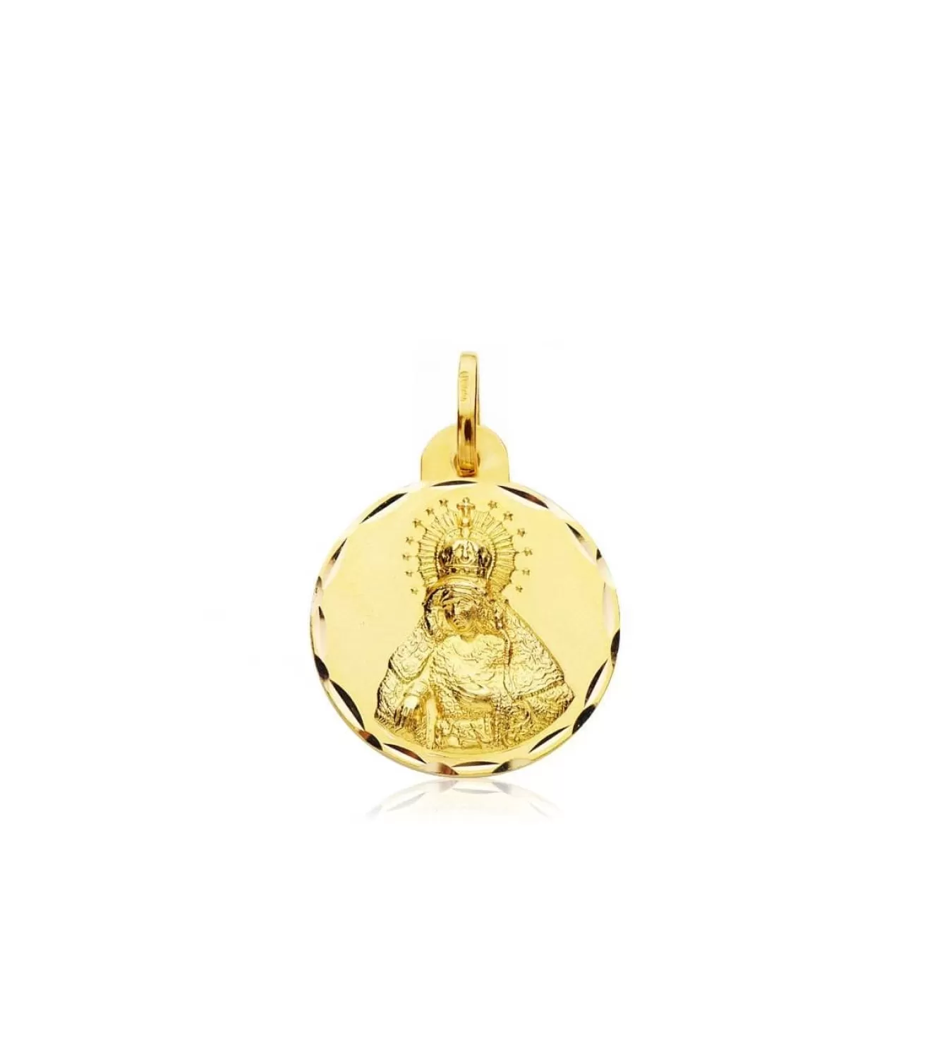 Escapulario Virgen Macarena Y Cristo Del Gran Poder 18K 19Mm<Alda Joyeros New