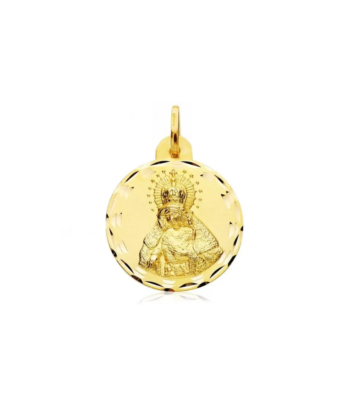 Escapulario Virgen Macarena/Cristo Del Gran Poder Oro 18 Kilates 23Mm<Alda Joyeros Cheap