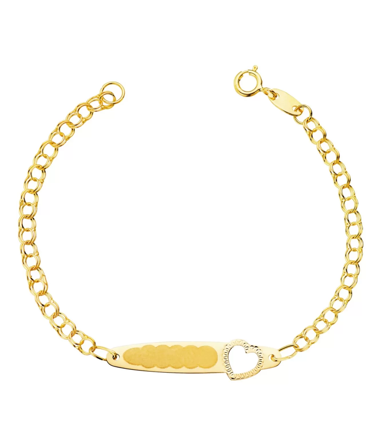 Esclava Bebé Corazon Oro 18K 13Cm<Alda Joyeros Cheap