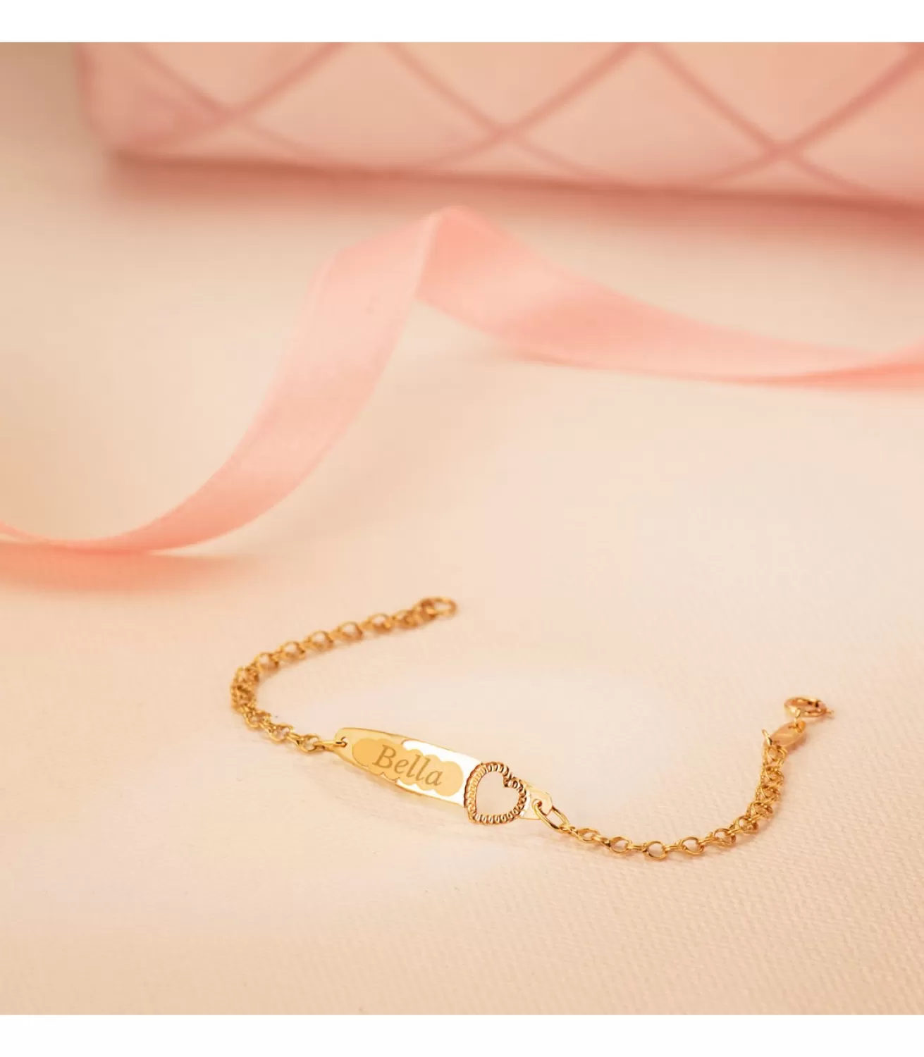Esclava Bebé Corazon Oro 18K 13Cm<Alda Joyeros Cheap