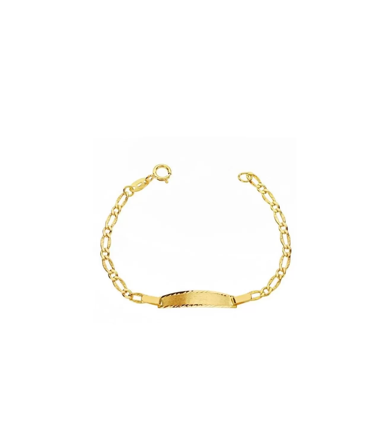 Esclava Bebé Oro 18 Ktes - Eslabon 1X1 Tallado<Alda Joyeros Outlet