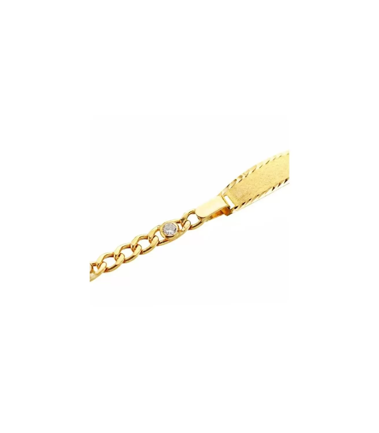 Esclava Bebé Oro 18Ktes - Eslabon 3X1 Circonitas<Alda Joyeros Cheap
