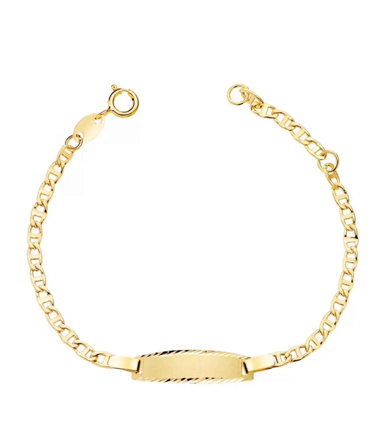 Esclava Bebé Oro Amarillo 18K Ancla<Alda Joyeros Online