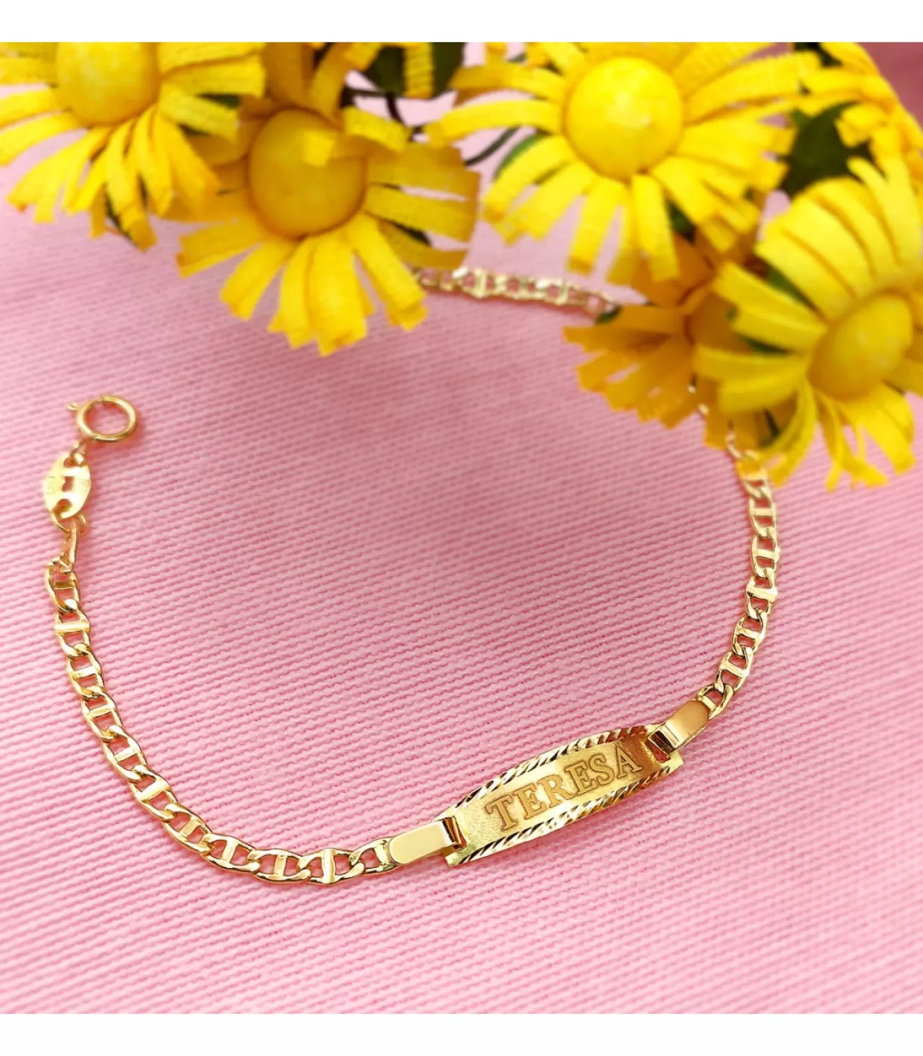 Esclava Bebé Oro Amarillo 18K Ancla<Alda Joyeros Online