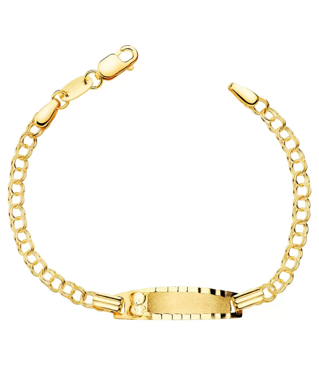 Esclava Bebé Oro Amarillo 18K Hungarina Oso 13 Cm<Alda Joyeros Clearance