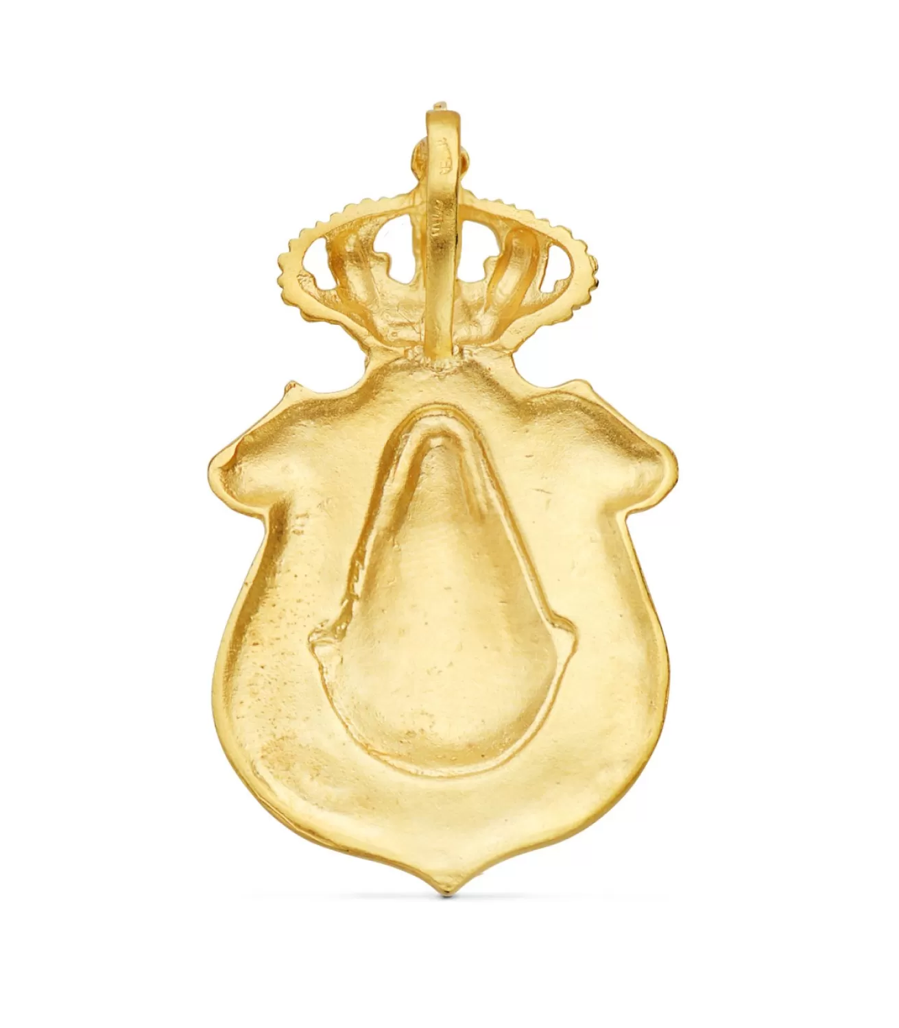 Escudo Huelva Virgen Del Rocio Oro 18K 46Mm<Alda Joyeros Best Sale
