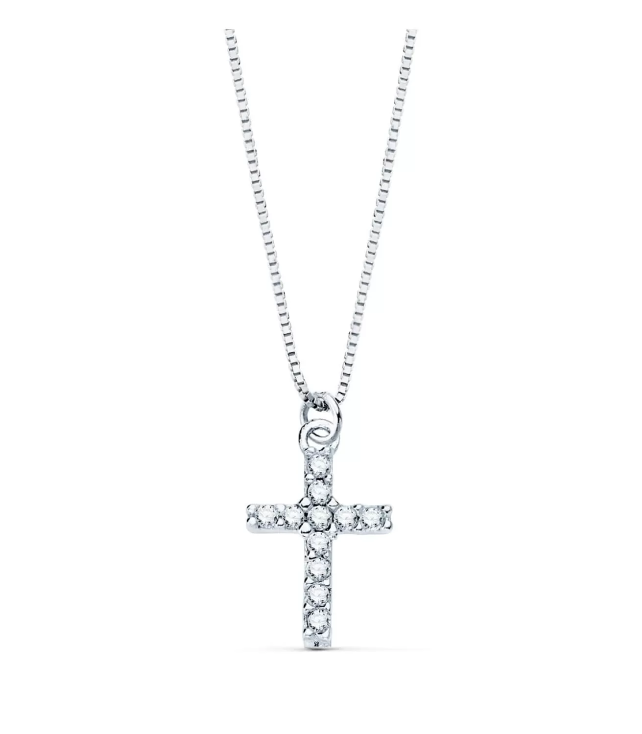 Gargantilla Cruz Diamante 0.050 Qtes. Ob 18K<Alda Joyeros Best