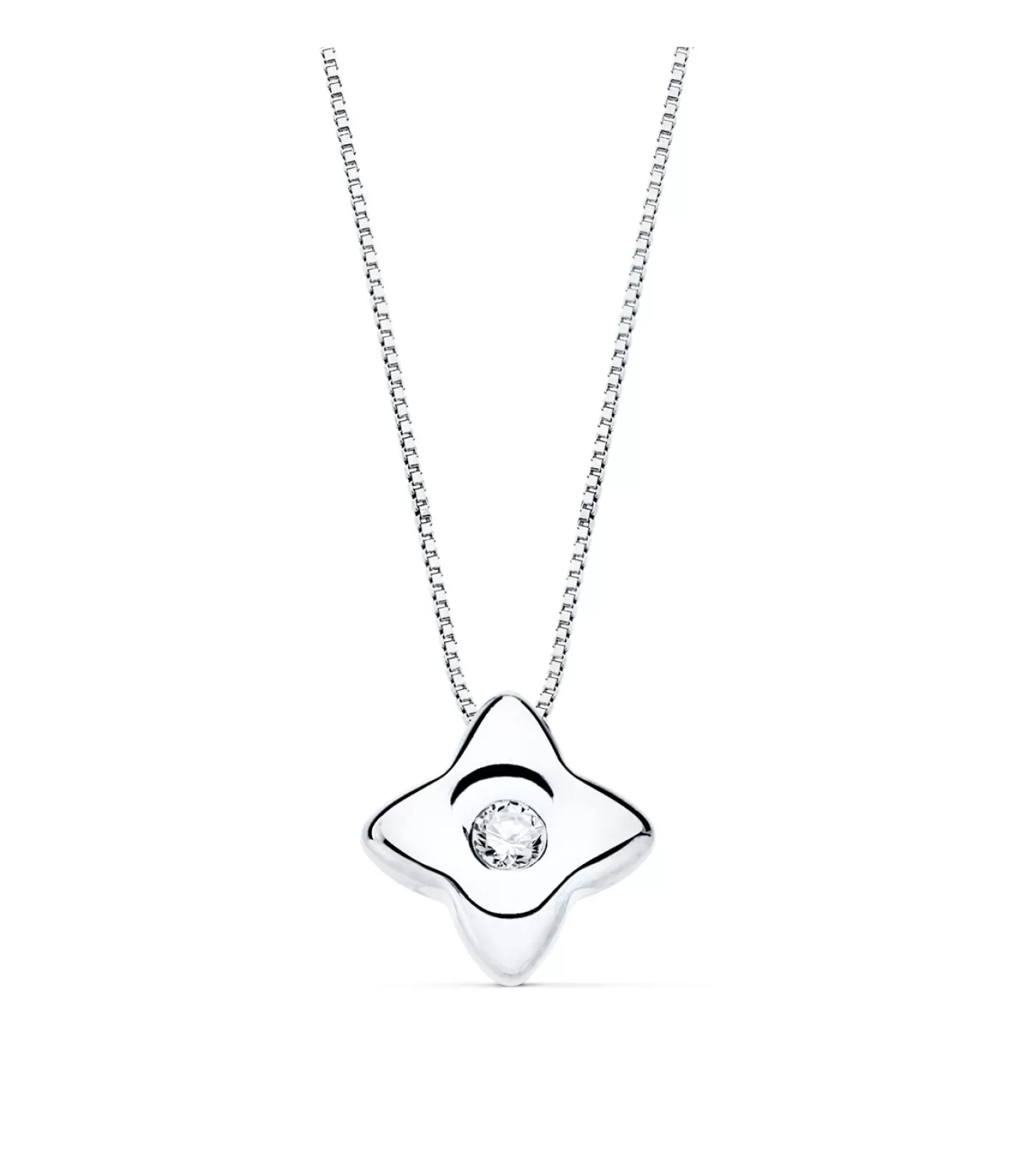 Gargantilla Estrella Diamantes 0.020 Qtes. Ob 18K<Alda Joyeros Flash Sale