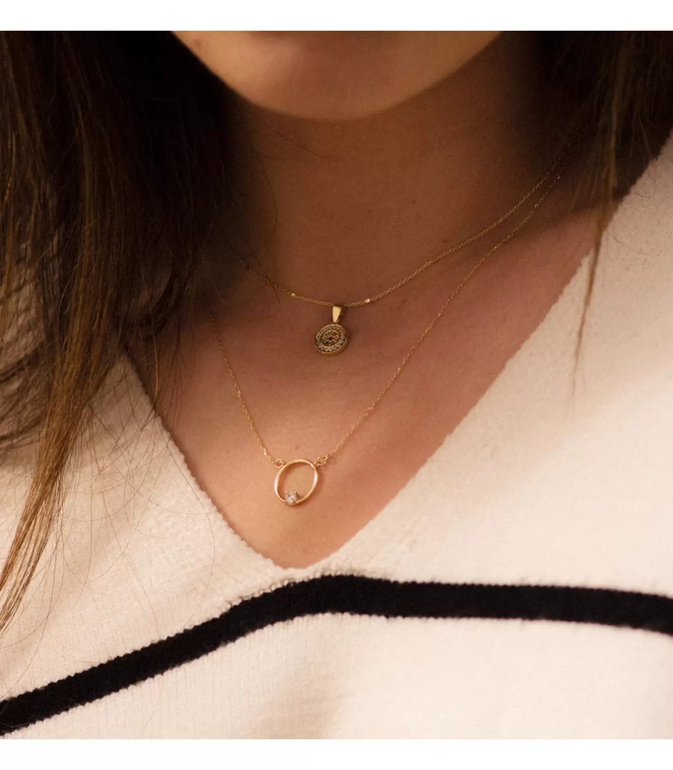Gargantilla Meraki Oro 18K Circulo<Alda Joyeros Online