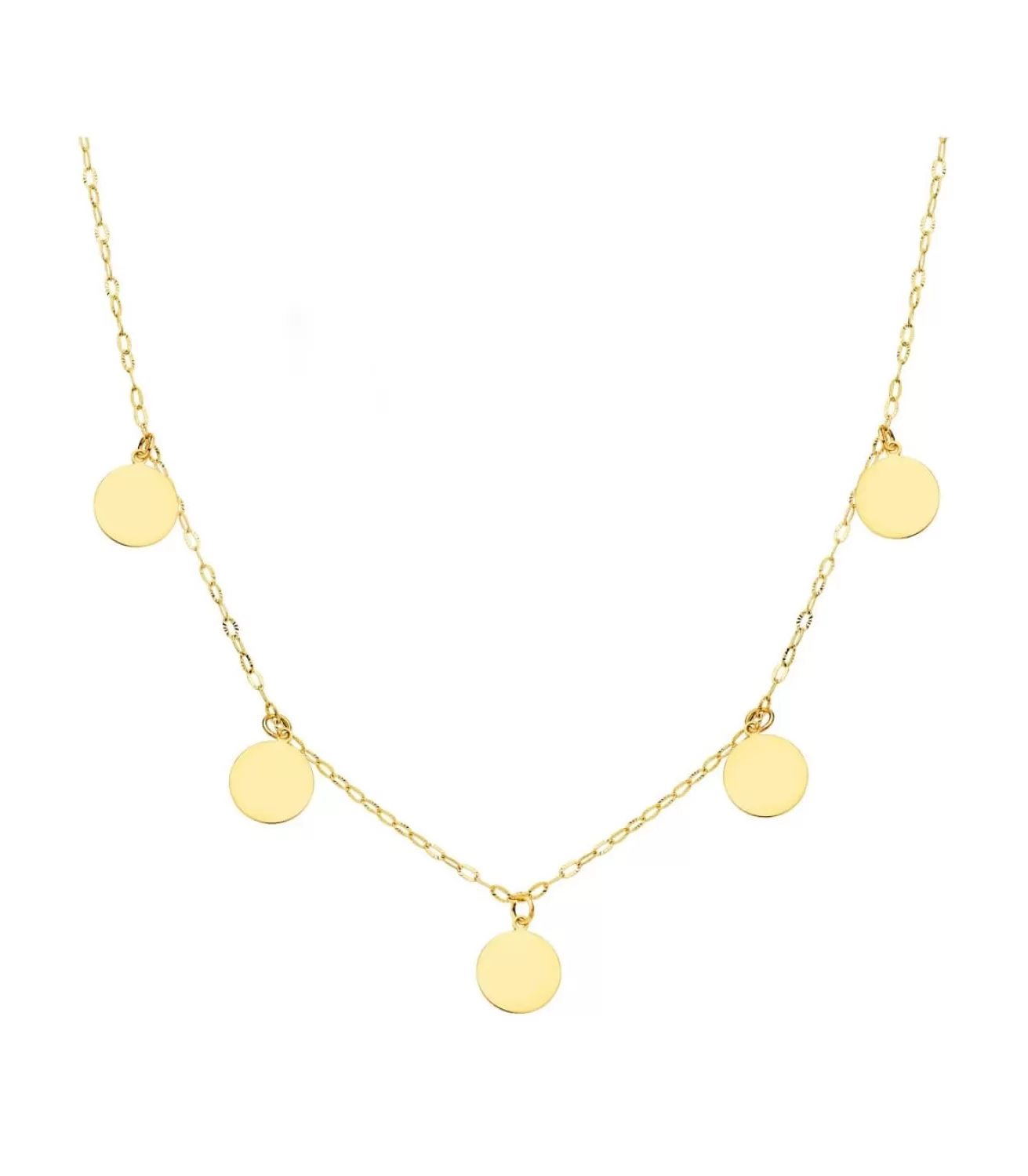 Gargantilla Mujer Chapitas Oro 18K<Alda Joyeros Best Sale