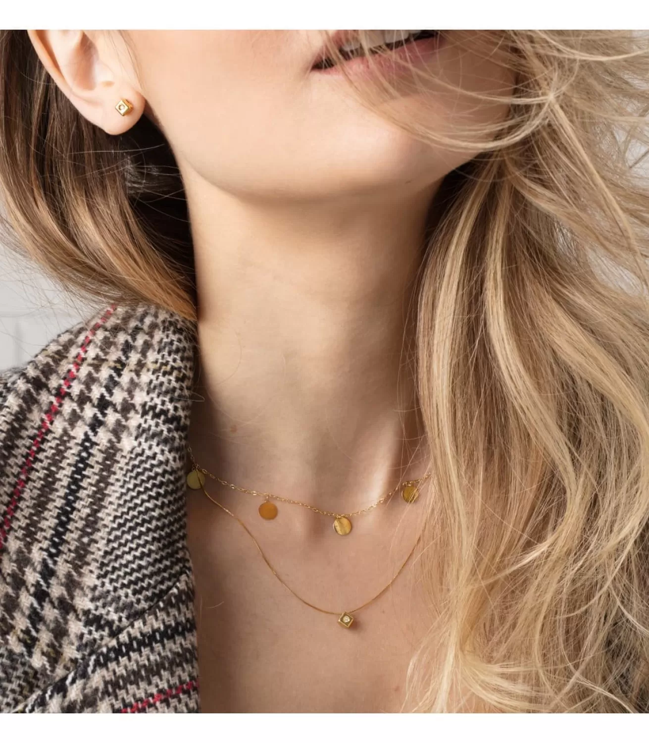 Gargantilla Mujer Chapitas Oro 18K<Alda Joyeros Best Sale