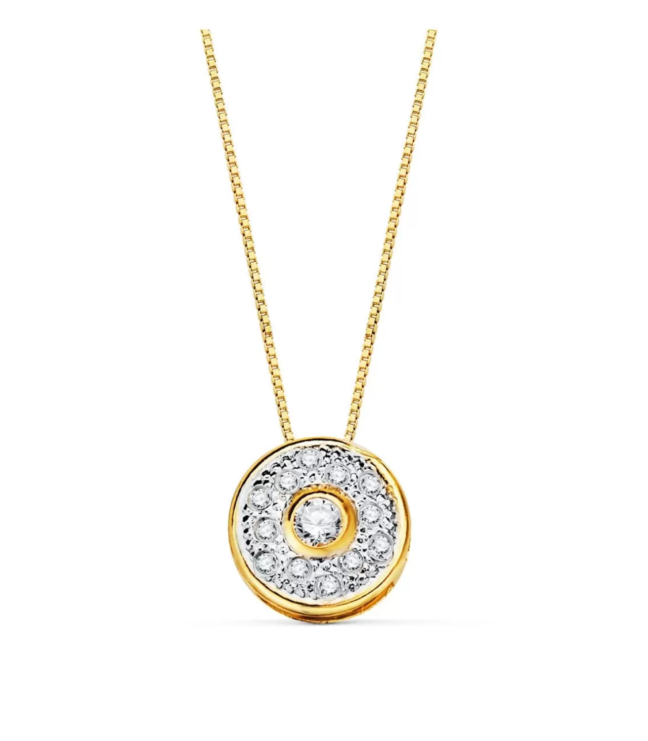 Gargantilla Mujer Chaton Grano Oro Amarillo 18K<Alda Joyeros Best Sale