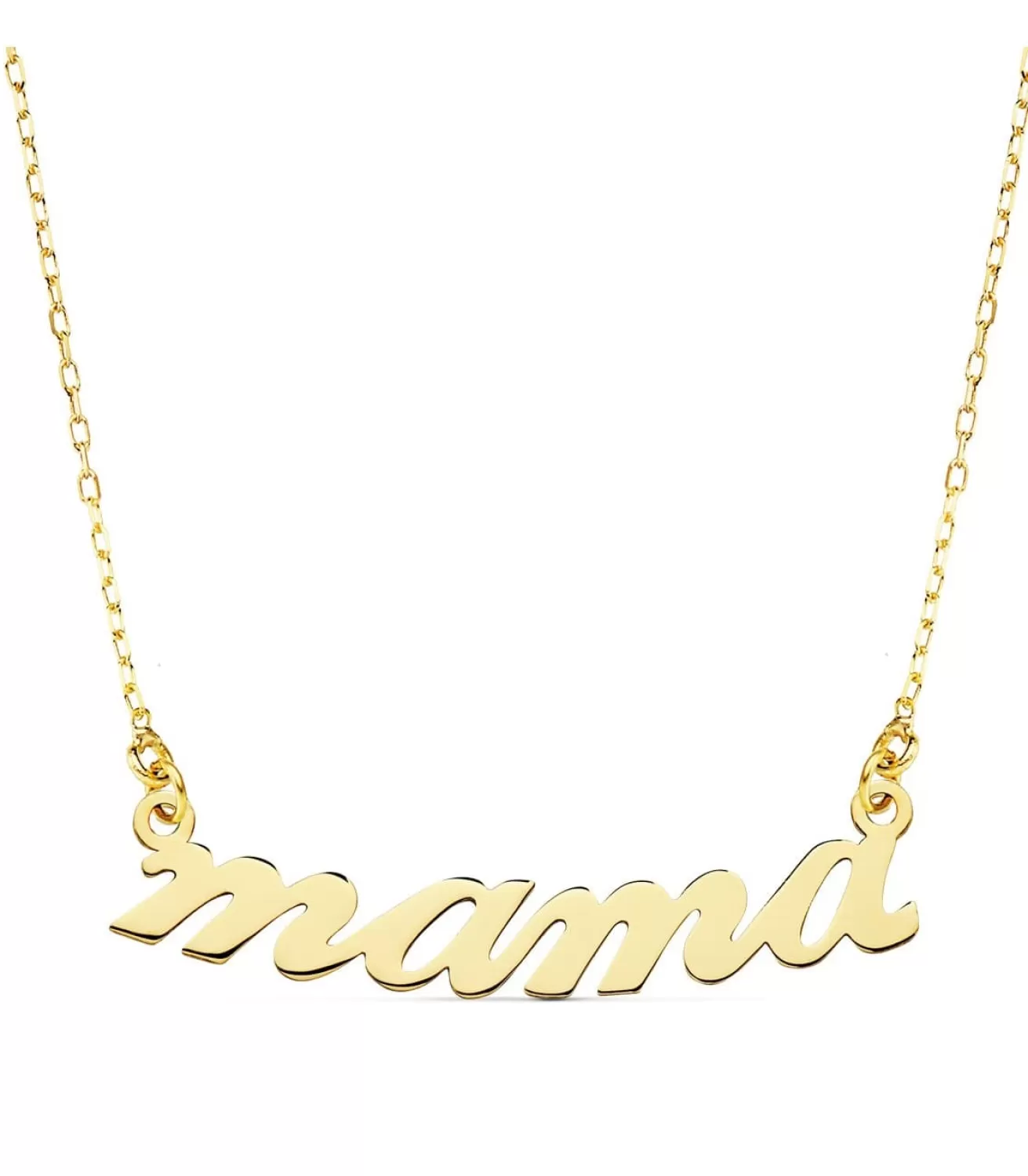 Gargantilla Mujer Oro Amarillo 18K Letras Mama<Alda Joyeros Fashion