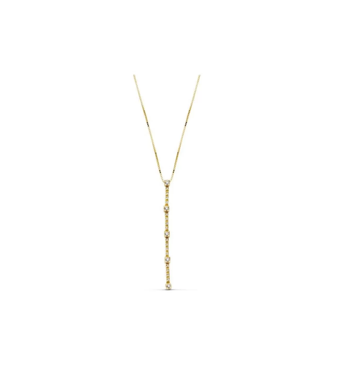 Gargantilla Oro 18 Ktes Zircon Bar<Alda Joyeros Flash Sale