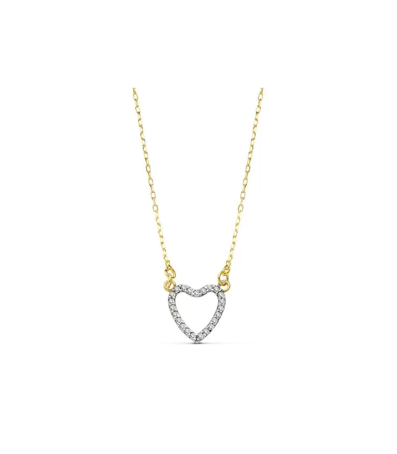 Gargantilla Oro Bicolor 18K Fall In Love<Alda Joyeros Shop