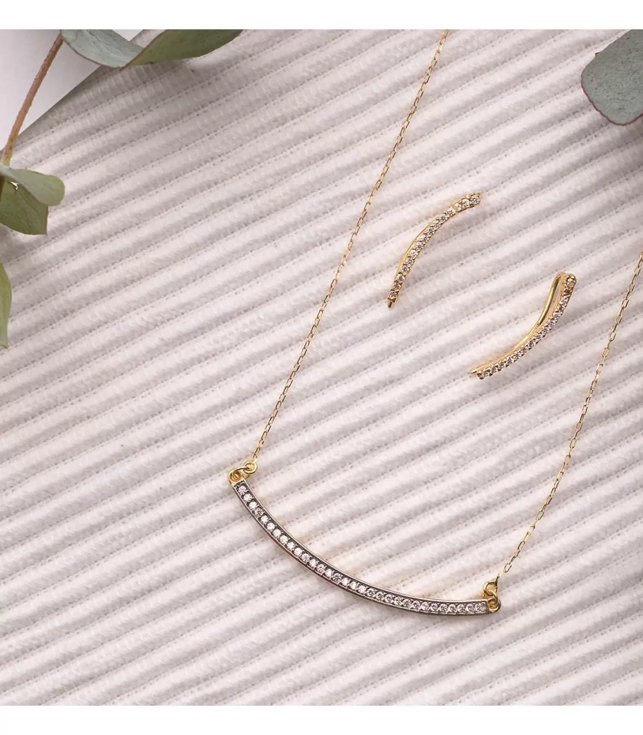 Gargantilla Spark Bar Oro Bicolor 18K 44 + 2Cm<Alda Joyeros Sale