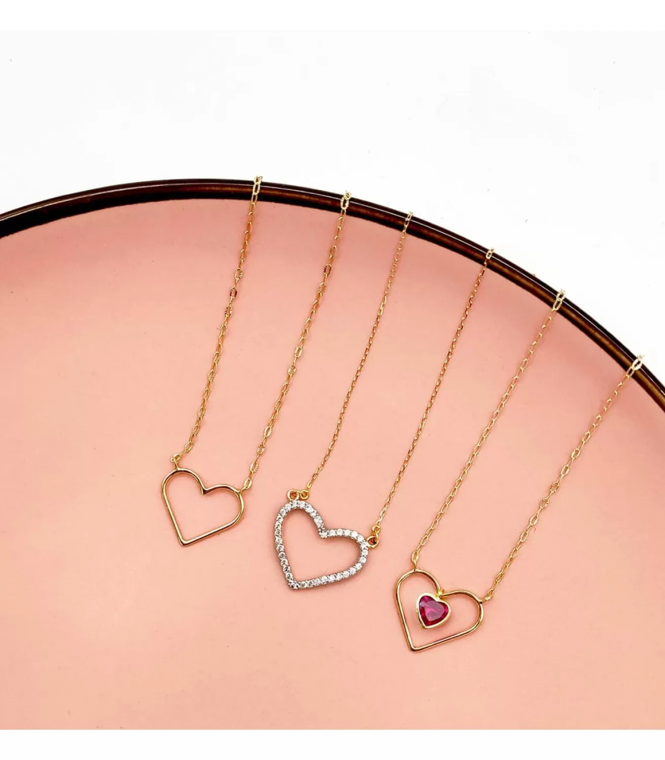 Gargantilla Spark Heart Oro Bicolor 18K 43 + 2Cm<Alda Joyeros Best Sale