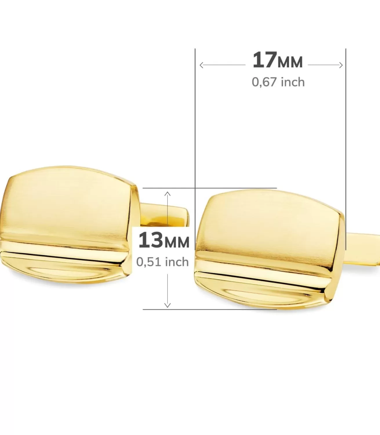 Gemelos Adrien Oro Amarillo 18K<Alda Joyeros Hot