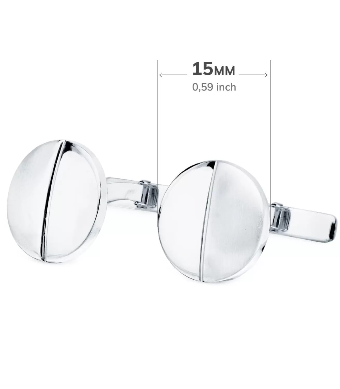 Gemelos Antoine Oro Blanco 18K<Alda Joyeros Fashion