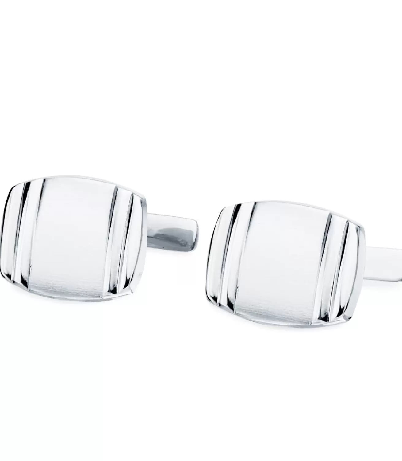 Gemelos Baptiste Oro Blanco 18K<Alda Joyeros Shop