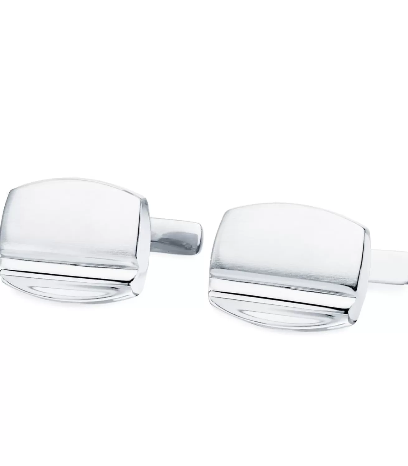 Gemelos Bruno Oro Blanco 18K<Alda Joyeros Best Sale