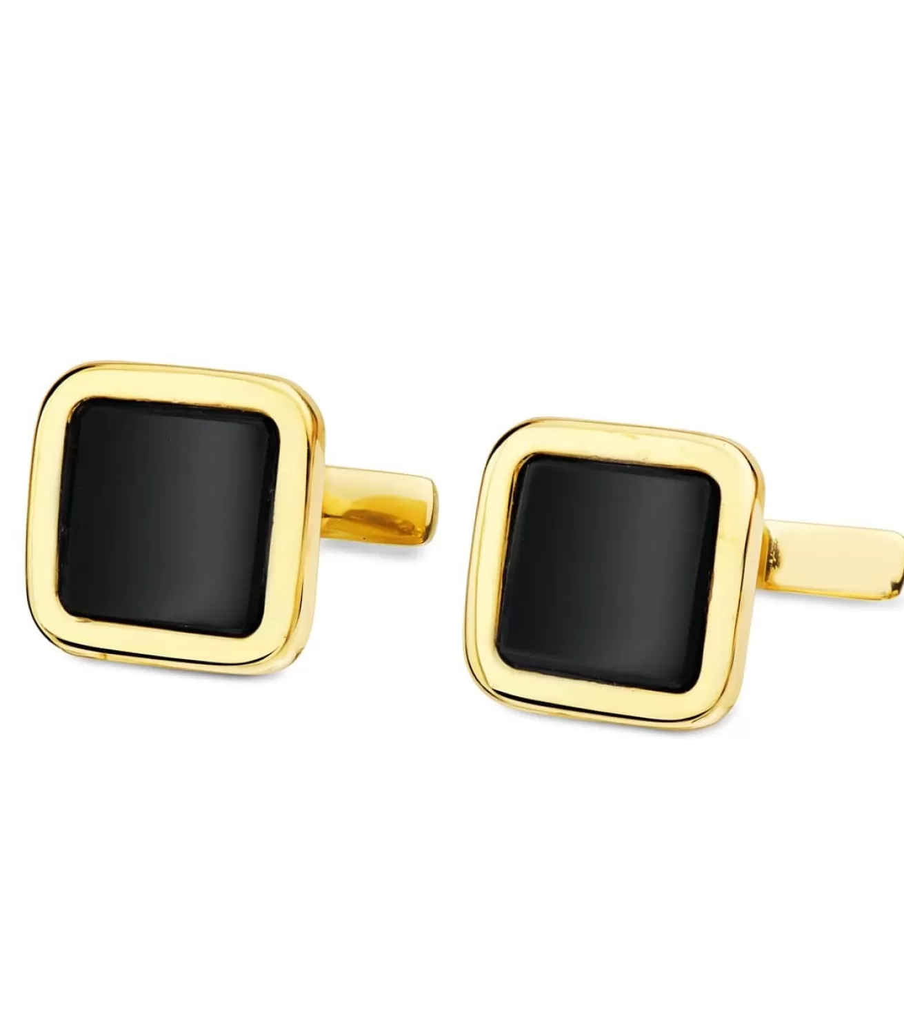 Gemelos Edouard Oro Amarillo 18K Onix<Alda Joyeros Cheap