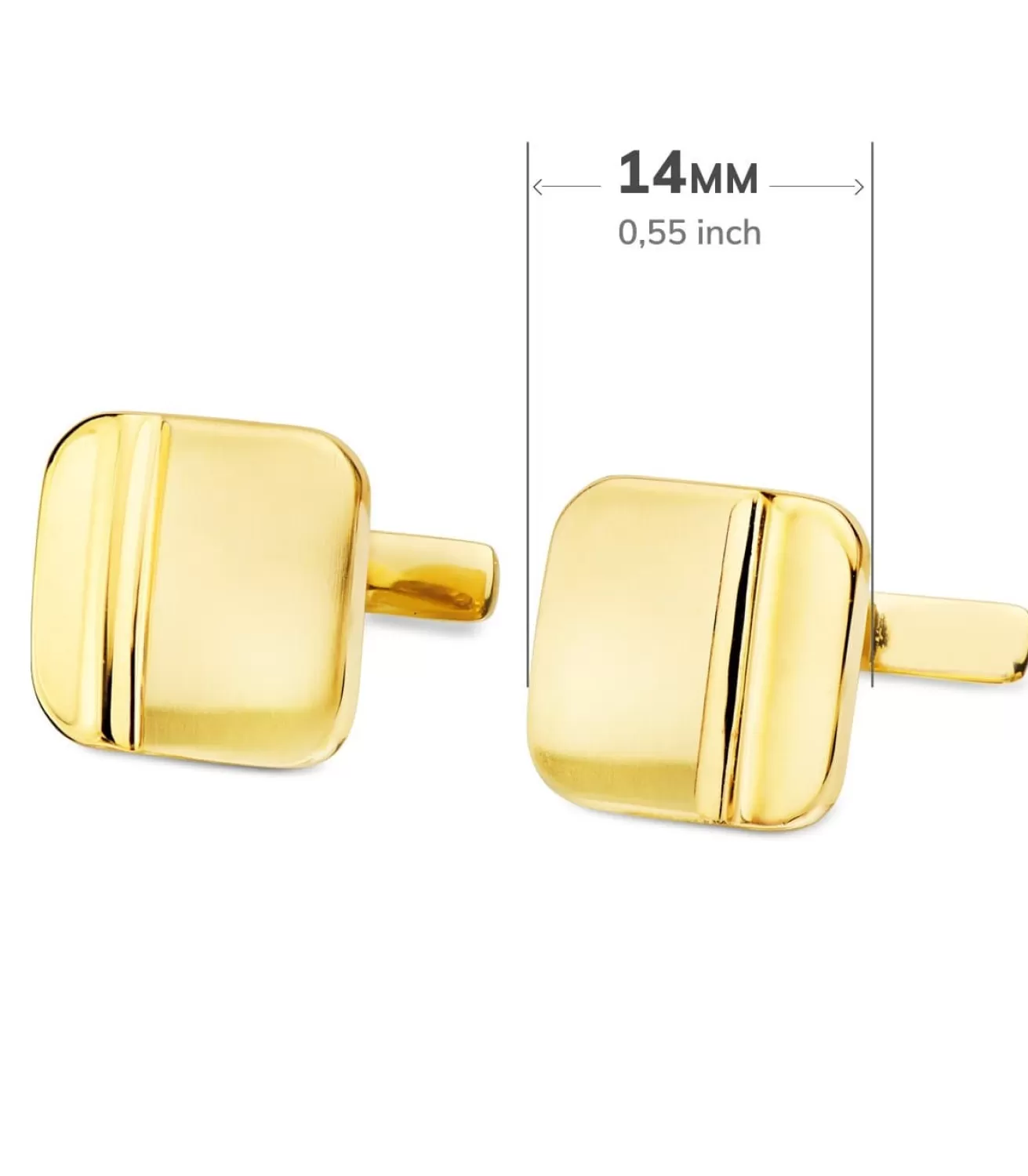 Gemelos Elliot Oro Amarillo 18K<Alda Joyeros Best