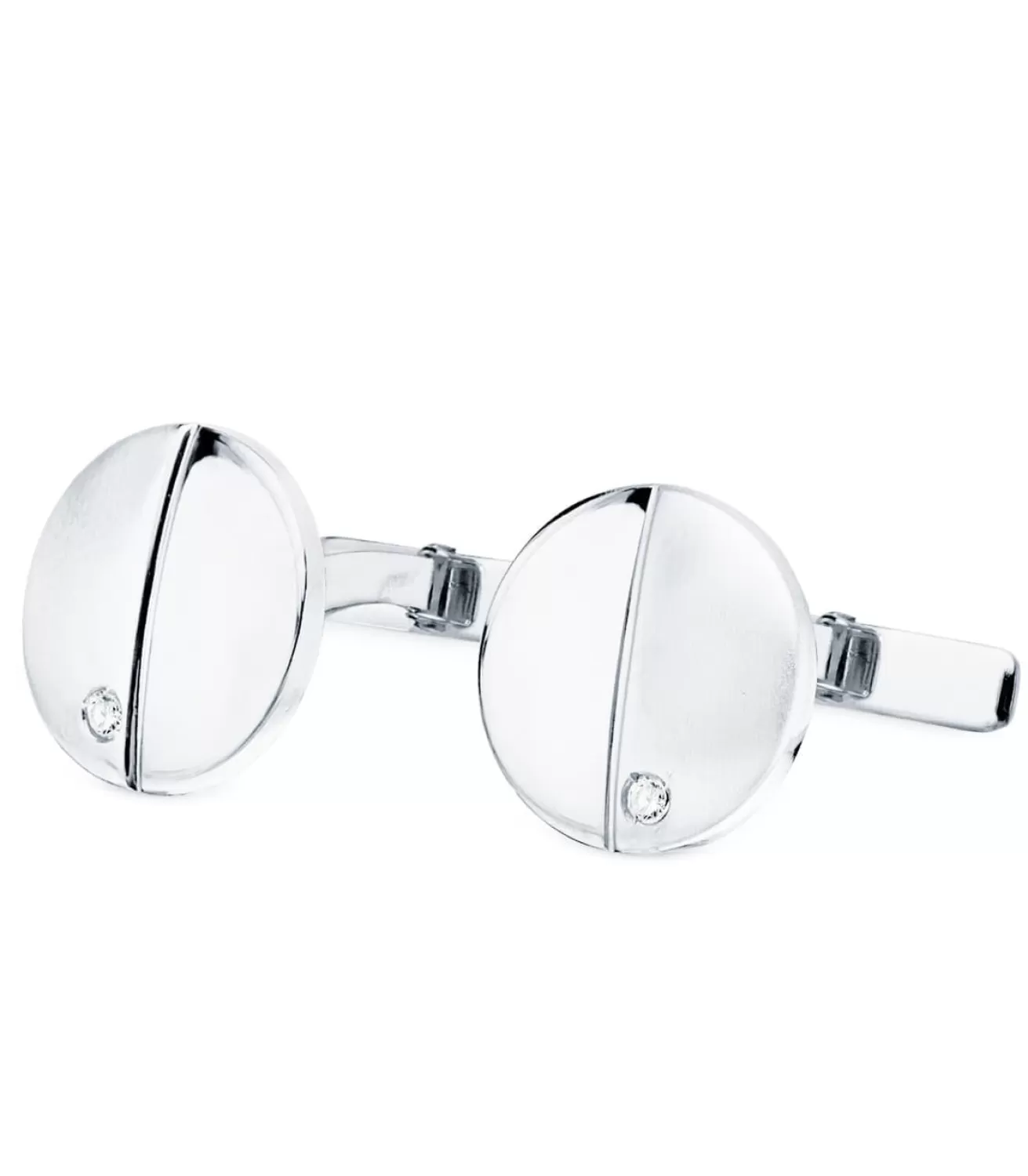 Gemelos Jerome Oro Blanco 18K<Alda Joyeros Best Sale