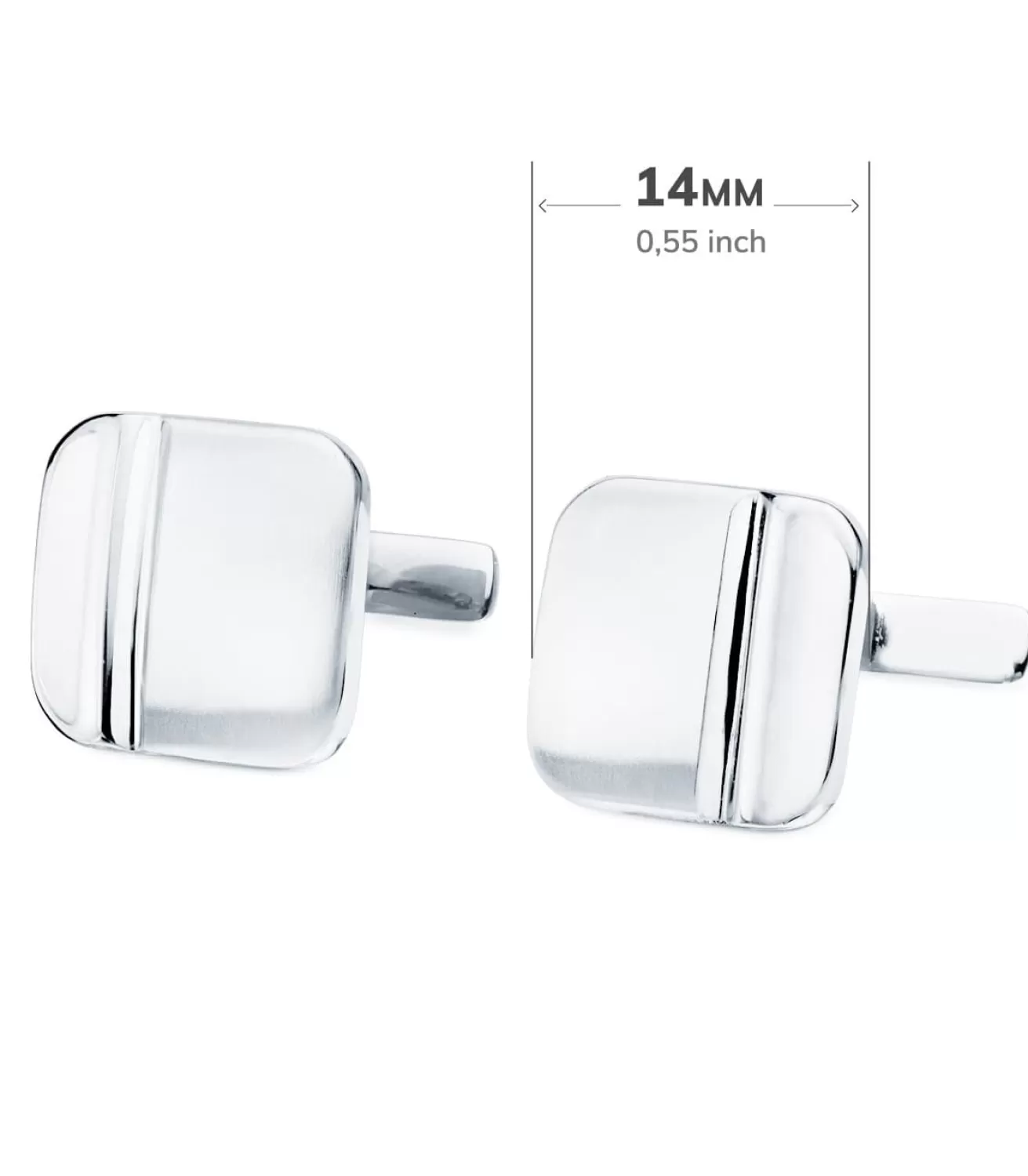 Gemelos Lambert Oro Blanco 18K<Alda Joyeros Hot