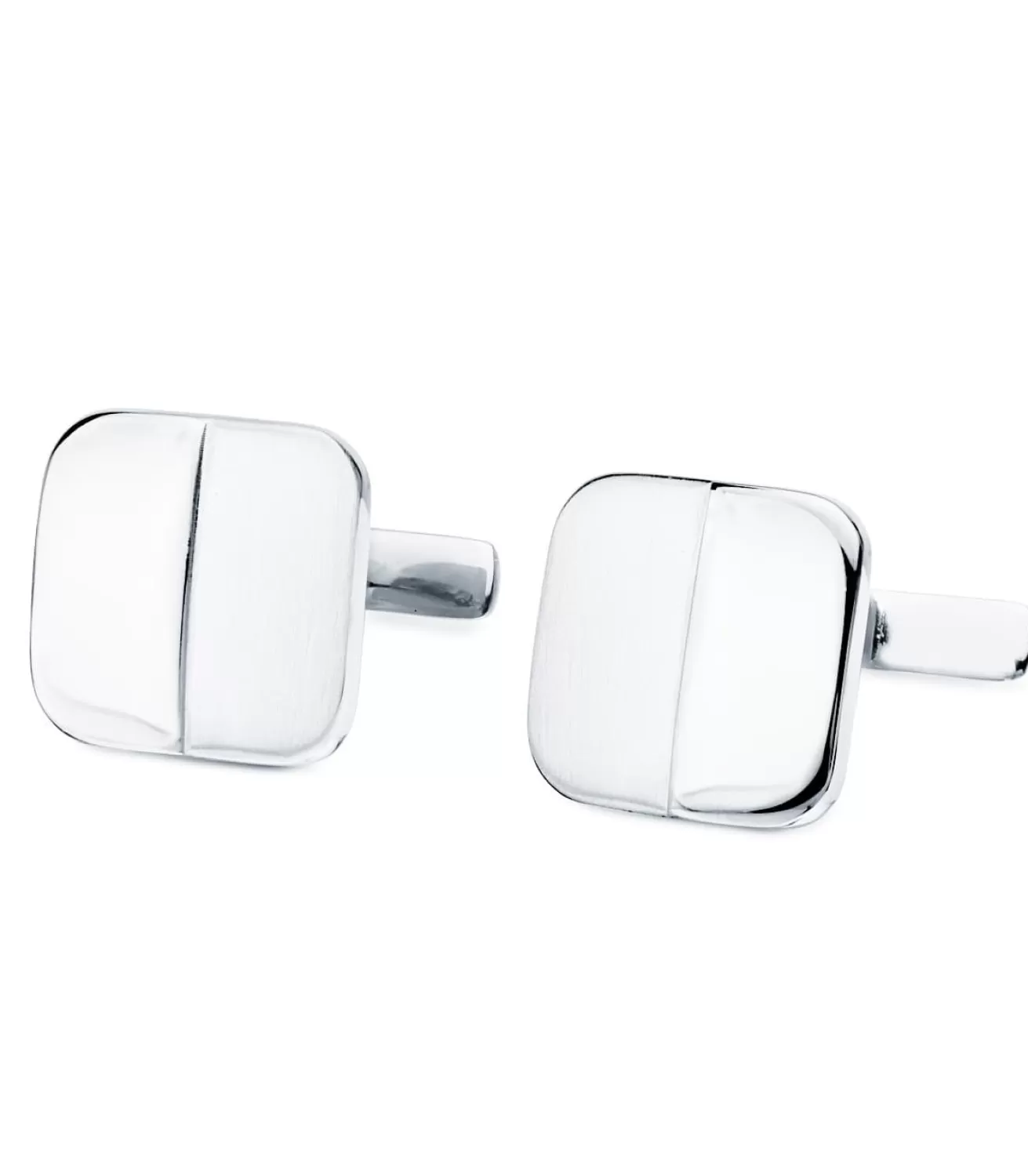 Gemelos Logan Oro Blanco 18K<Alda Joyeros Sale