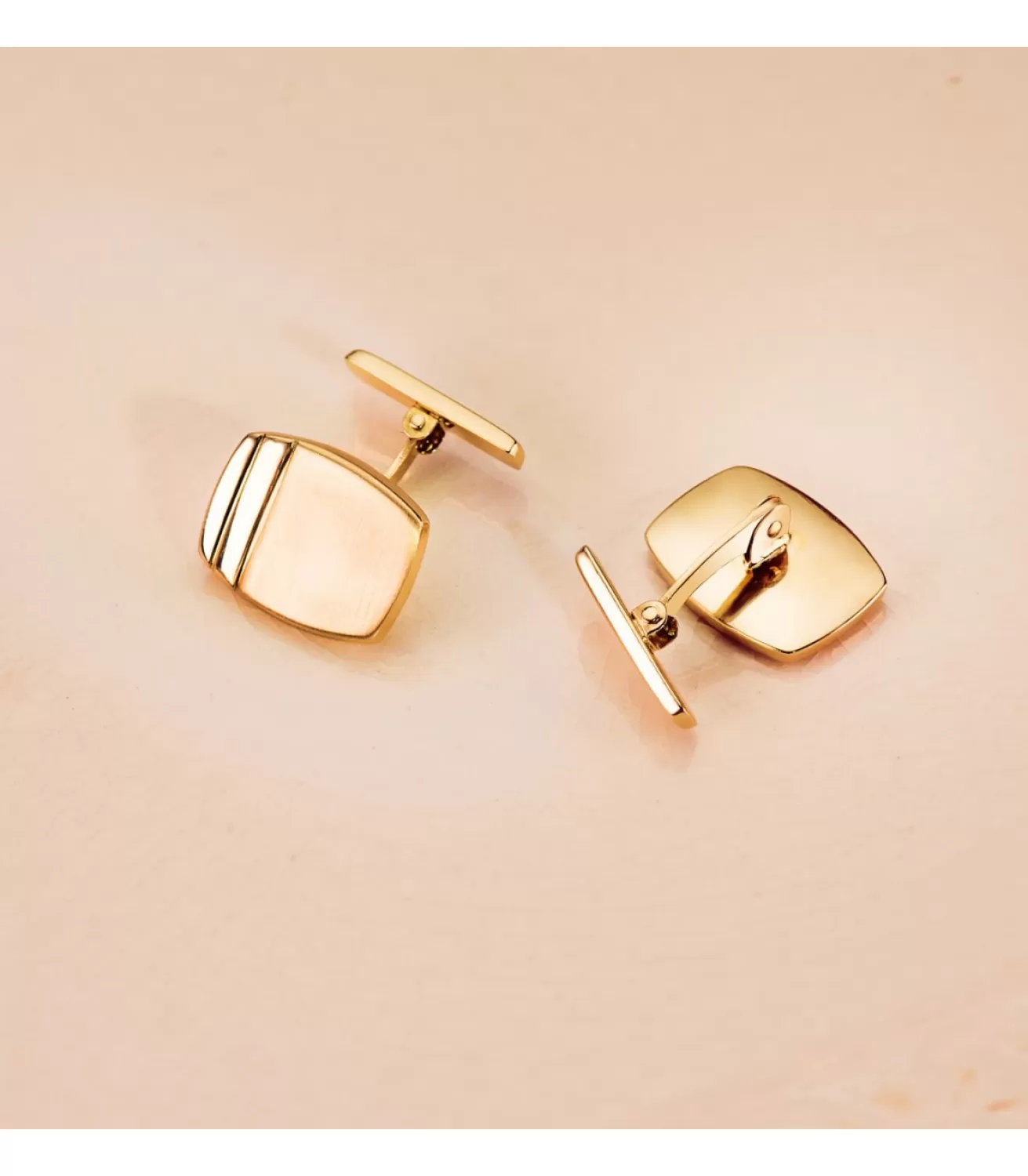 Gemelos Renaud Oro Amarillo 18K<Alda Joyeros Online