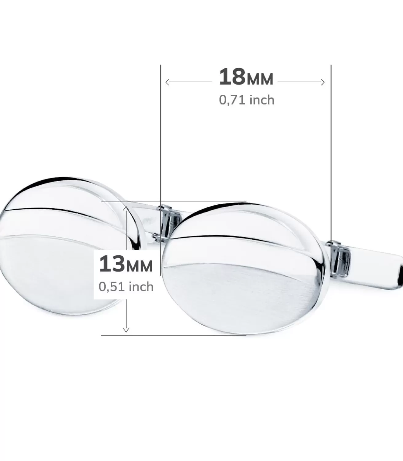 Gemelos Theo Oro Blanco 18K<Alda Joyeros Sale