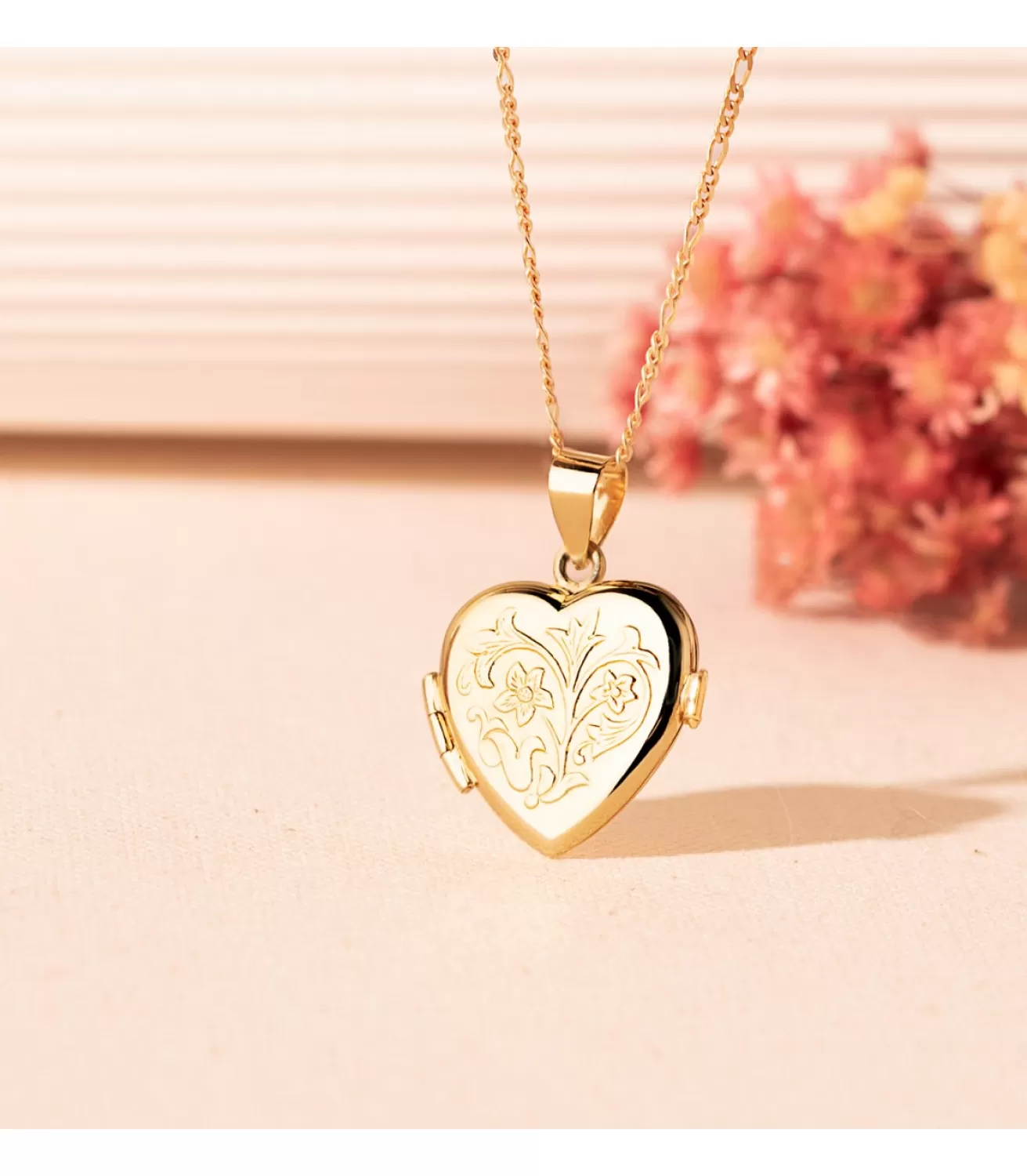 Guardapelo Portafotos Corazon Oro 18 K 20 Mm<Alda Joyeros Hot