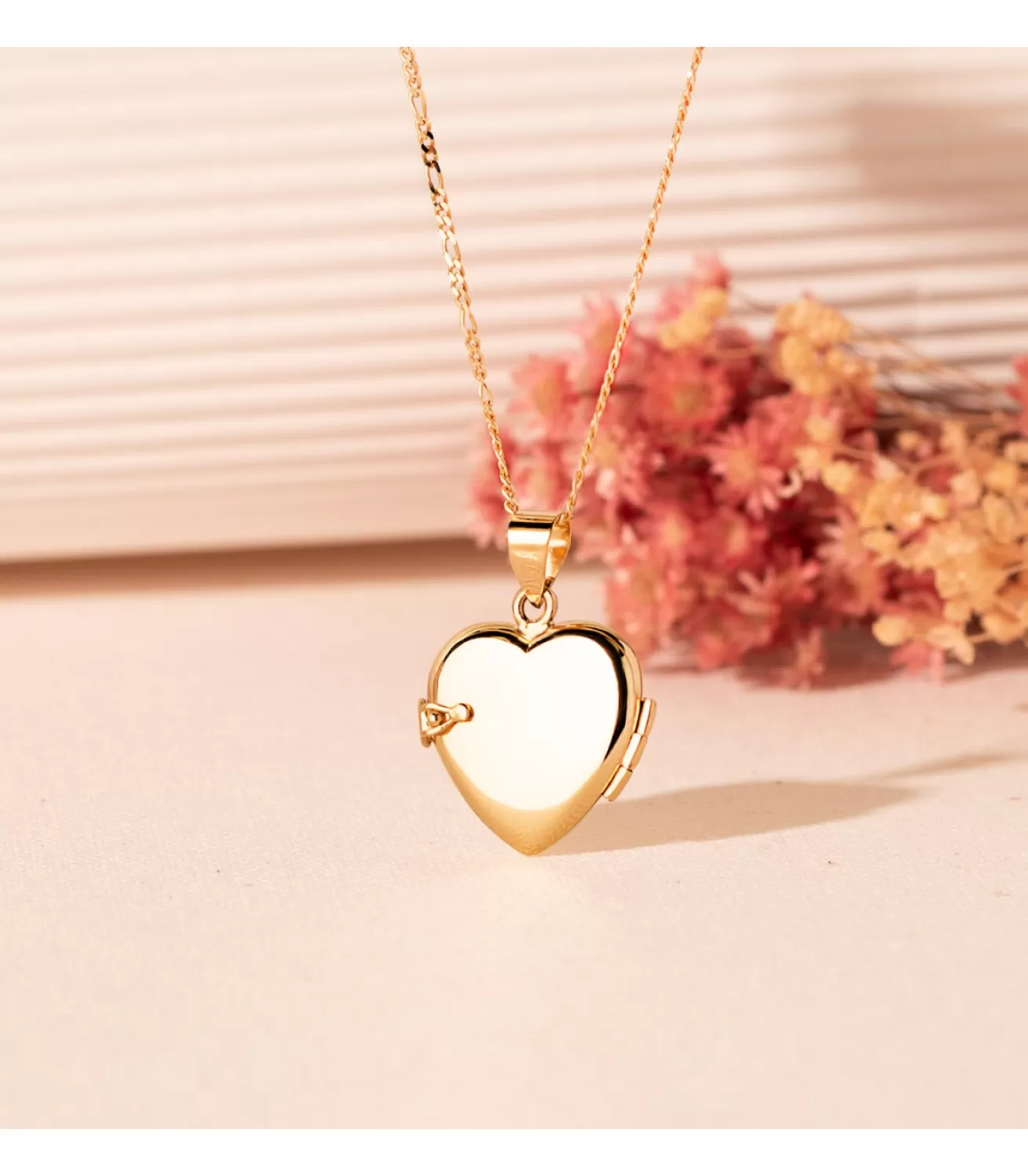 Guardapelo Portafotos Corazon Oro 18 K 20 Mm<Alda Joyeros Hot