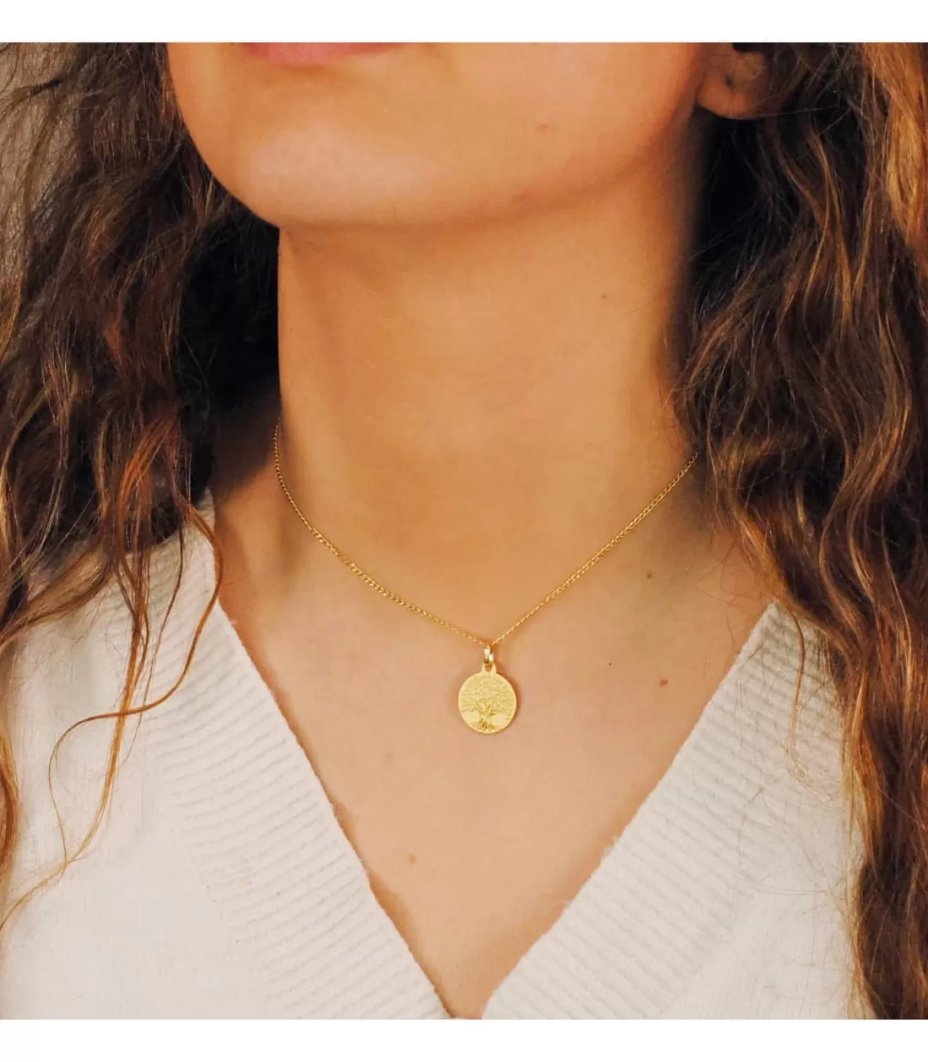 Medalla Arbol De La Vida Oro 18K 16 Mm<Alda Joyeros Cheap