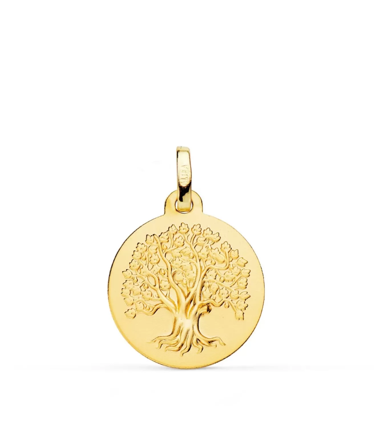 Medalla Arbol De La Vida Oro 18K 18 Mm<Alda Joyeros Online