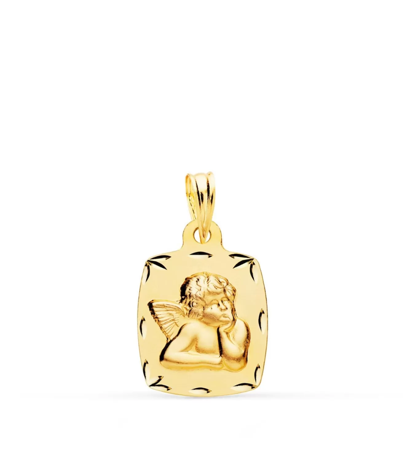 Medalla Bebé Ángel De La Guarda Tonel Oro 18K 19 Mm<Alda Joyeros Discount