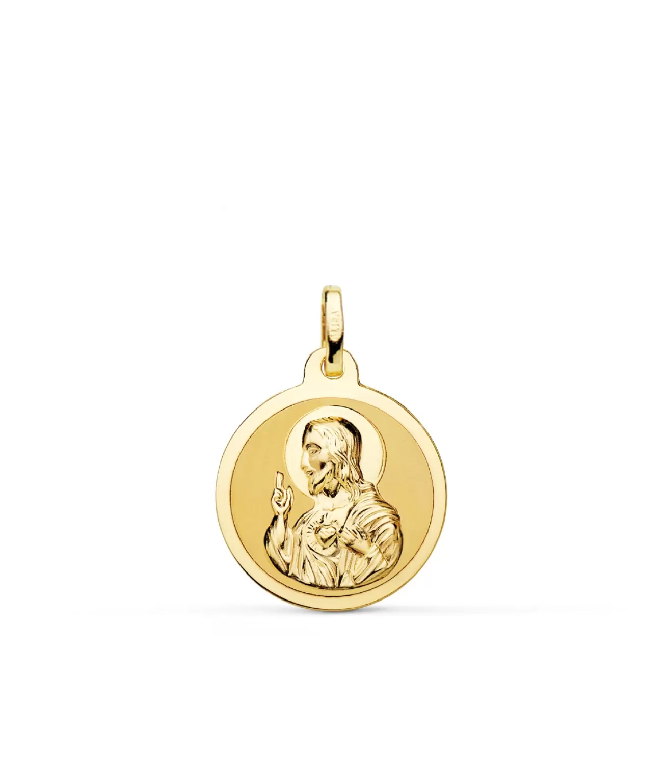 Medalla Corazon De Jesus Oro 18K 18 Mm Brillo<Alda Joyeros Clearance