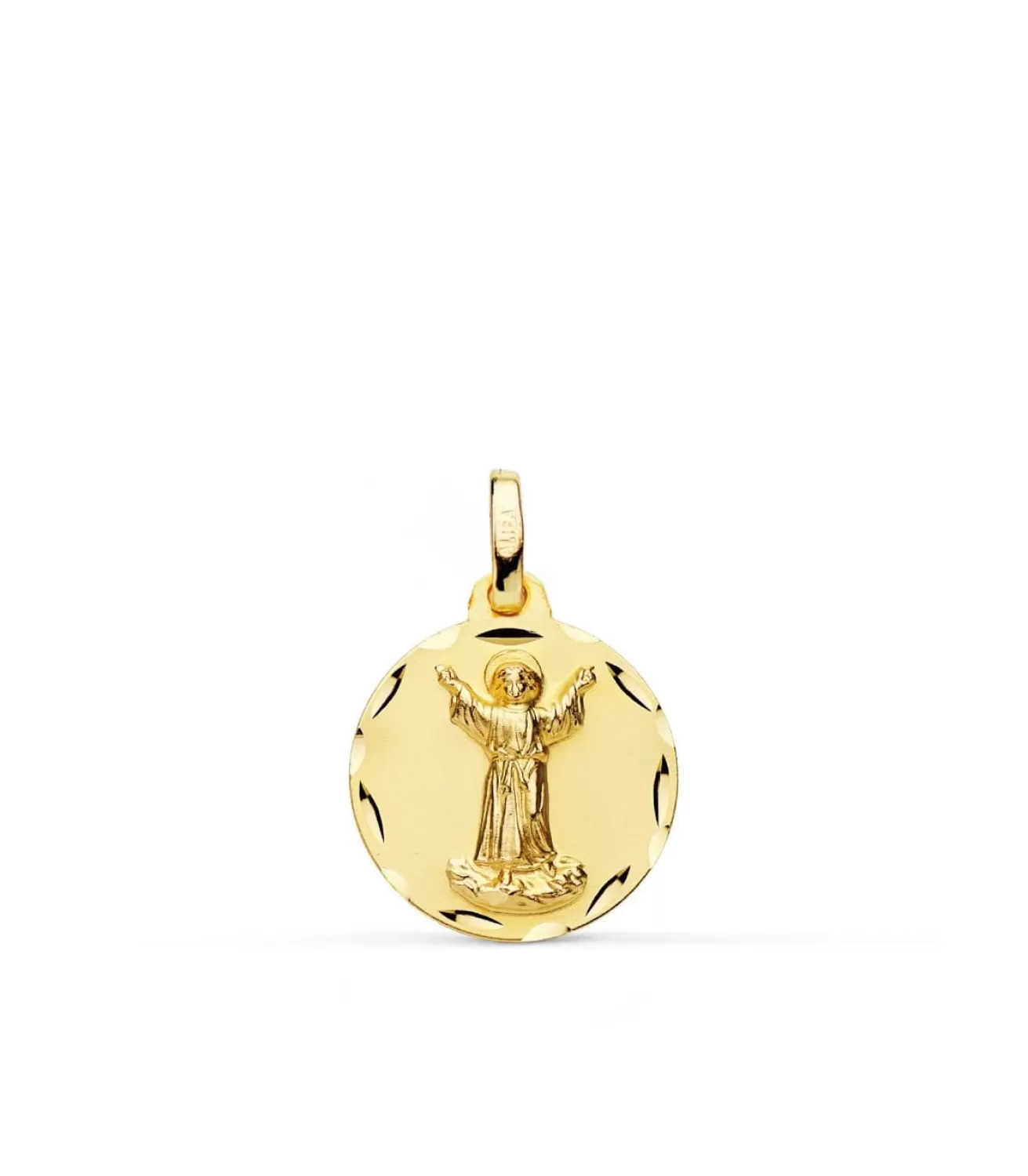 Medalla Divino Nino Jesus Oro 18K 16 Mm<Alda Joyeros Sale