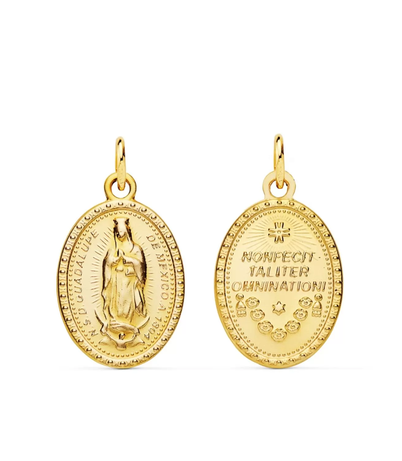Medalla Escapulario Virgen Guadalupe Mexico 20 Mm<Alda Joyeros Fashion