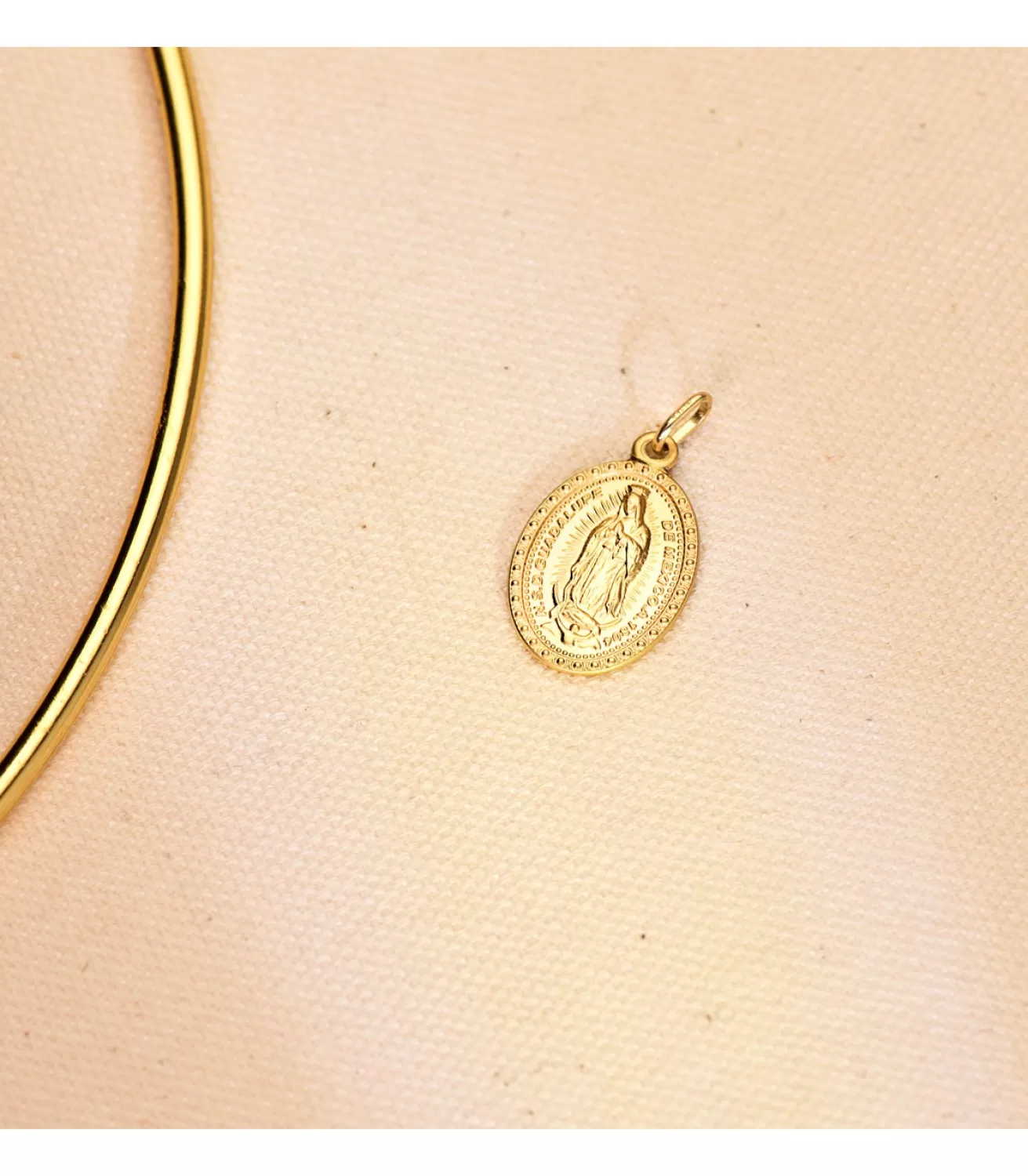 Medalla Escapulario Virgen Guadalupe Mexico 20 Mm<Alda Joyeros Fashion