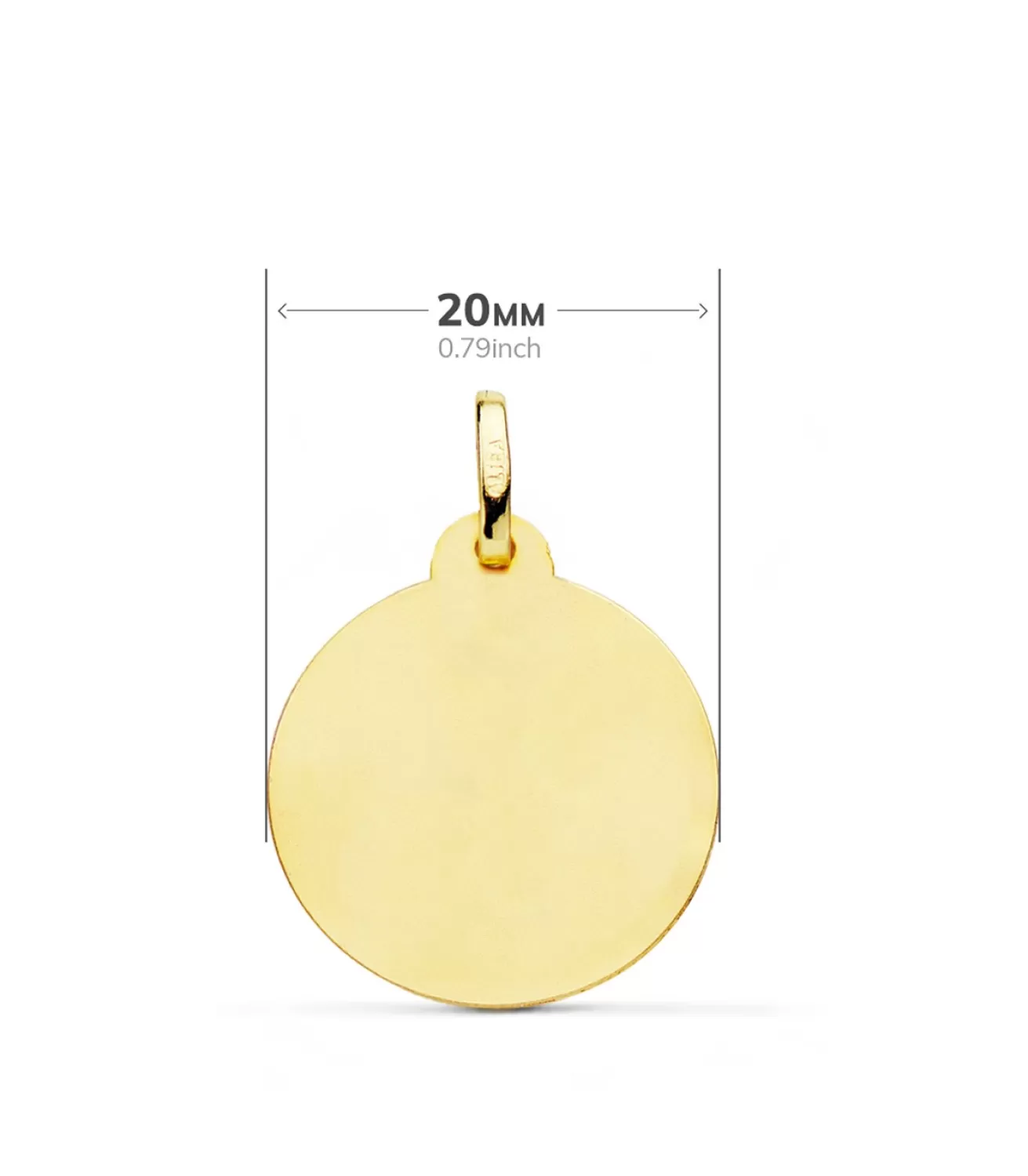 Medalla Jesus Del Gran Poder 18K 20Mm Tallada<Alda Joyeros Best