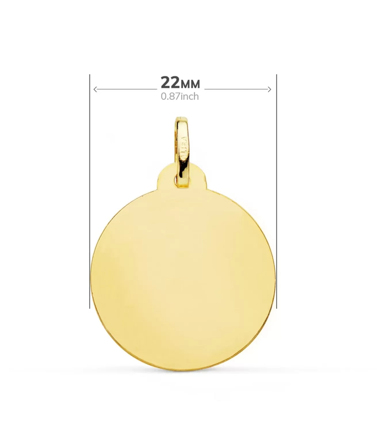 Medalla Jesus Del Gran Poder 18K 22Mm Tallada<Alda Joyeros Outlet