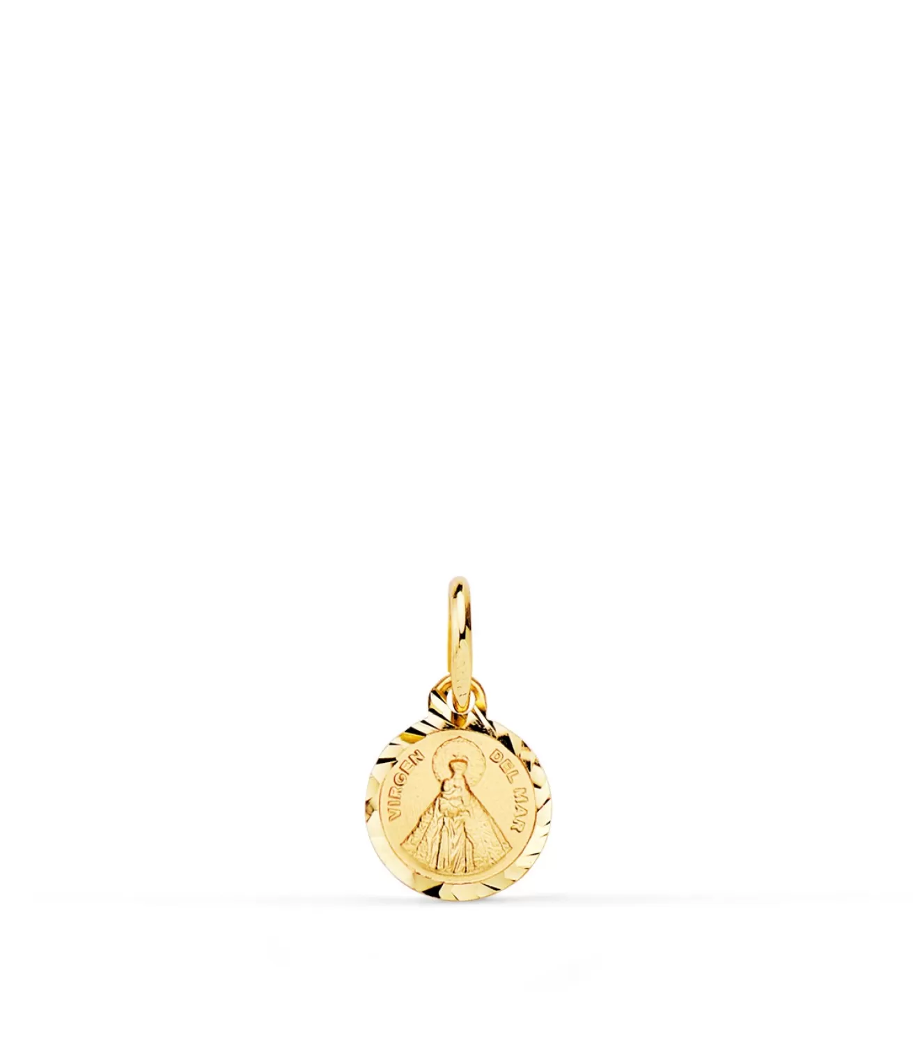 Medalla Lenteja Virgen Del Mar Oro 18K 8 Mm<Alda Joyeros Discount
