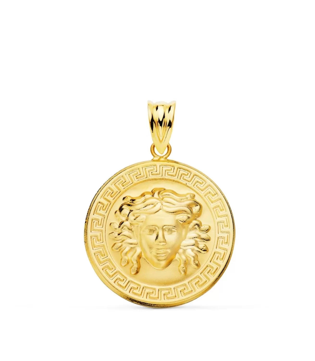 Medalla Medusa Oro 18K 20 Mm<Alda Joyeros Shop