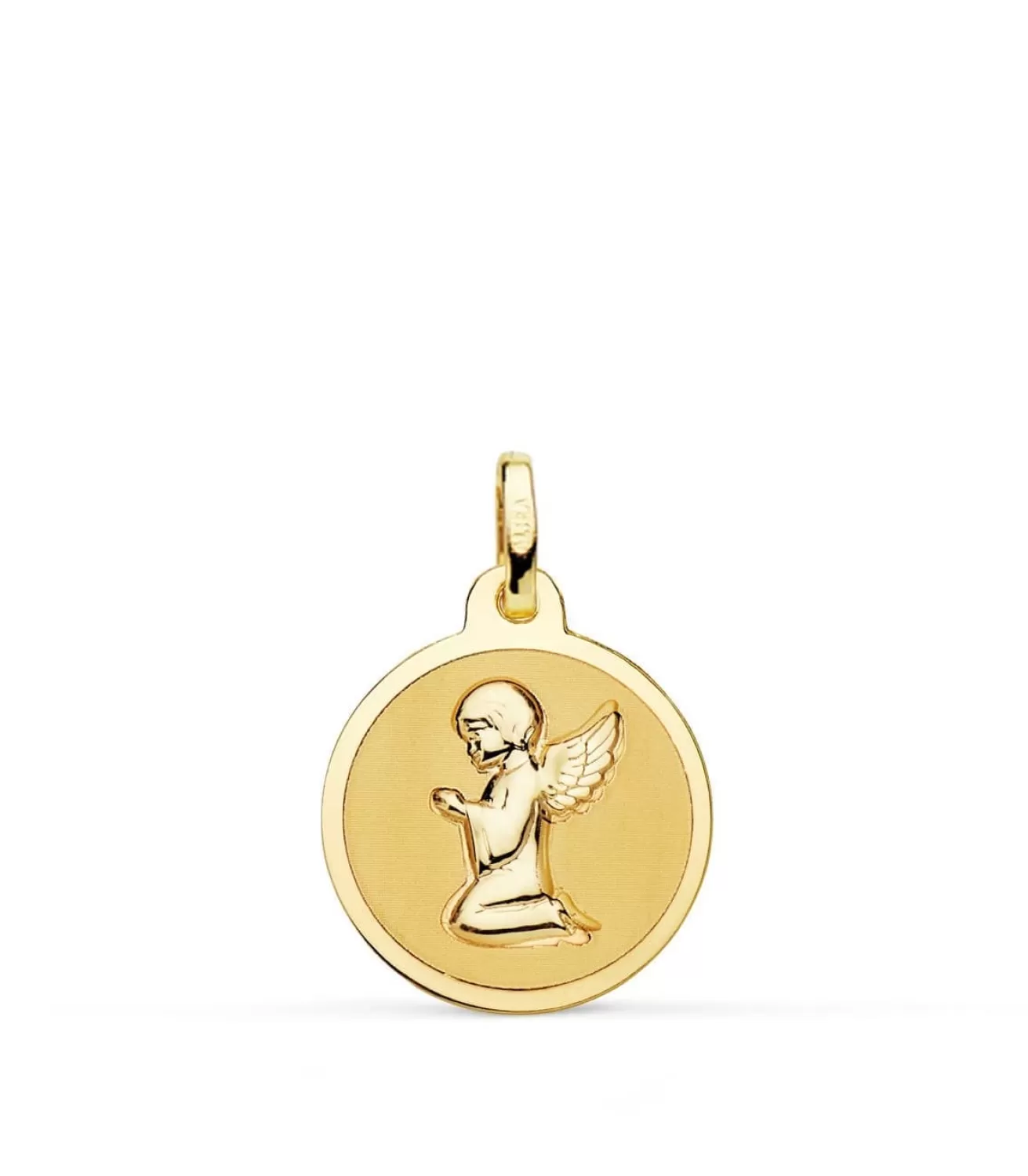 Medalla Ángel Bebé Oro 18K Brillo 16Mm<Alda Joyeros Cheap